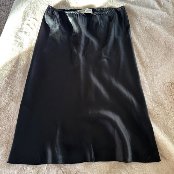 Balenciaga Paris Flutter Hem Midi skirt. Sz 38 - Picture 1 of 9